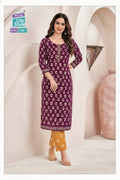 Mcm Batik Vol 1 Readymade Cotton Batik Printed Kurti With Pant Collection