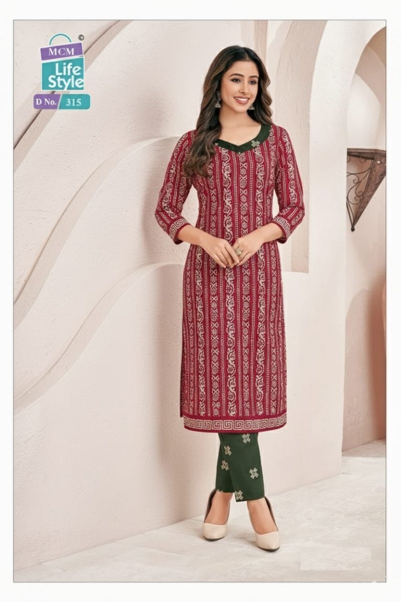 Mcm Batik Vol 1 Readymade Cotton Batik Printed Kurti With Pant Collection