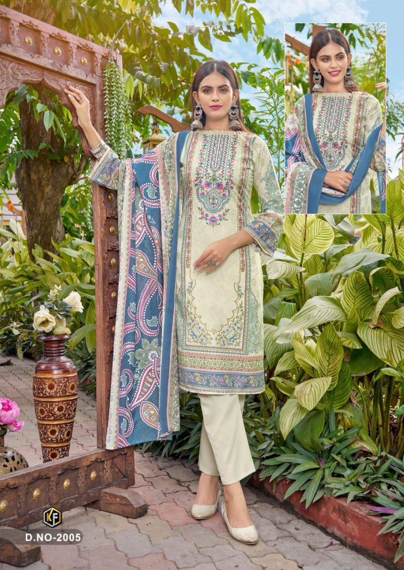 Keval M Prints Vol 2 Cotton Embroidered Work Dress Material Collection