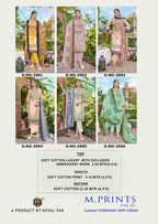 Keval M Prints Vol 2 Cotton Embroidered Work Dress Material Collection