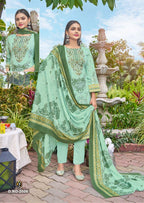 Keval M Prints Vol 2 Cotton Embroidered Work Dress Material Collection