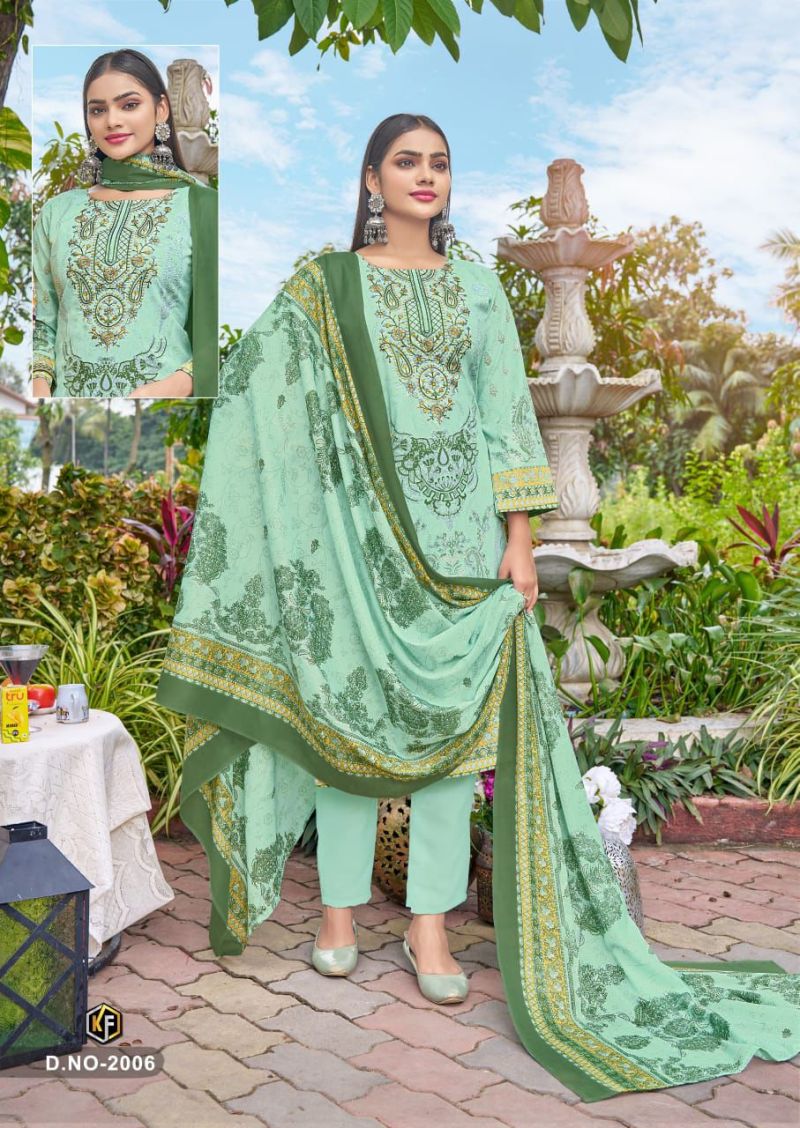 Keval M Prints Vol 2 Cotton Embroidered Work Dress Material Collection
