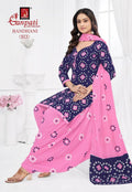 Ganpati Bandhani Vol 9 Cotton Printed Bandhej Dress Material