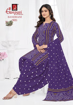 Ganpati Bandhani Vol 9 Cotton Printed Bandhej Dress Material