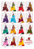 Ganpati Bandhani Vol 9 Cotton Printed Bandhej Dress Material