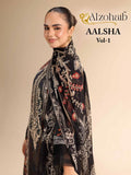 Alzohaib Aalsha Vol 1 Cotton Dupatta Cotton Work Pakistani Salwar Kameez