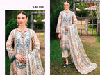 Aasha 1185 Chiffon Dupatta Cotton Print Pakistani Salwar Kameez