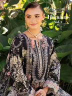 Alzohaib Humaira Vol 1 Chiffon Dupatta Cotton Work Pakistani Salwar Suits