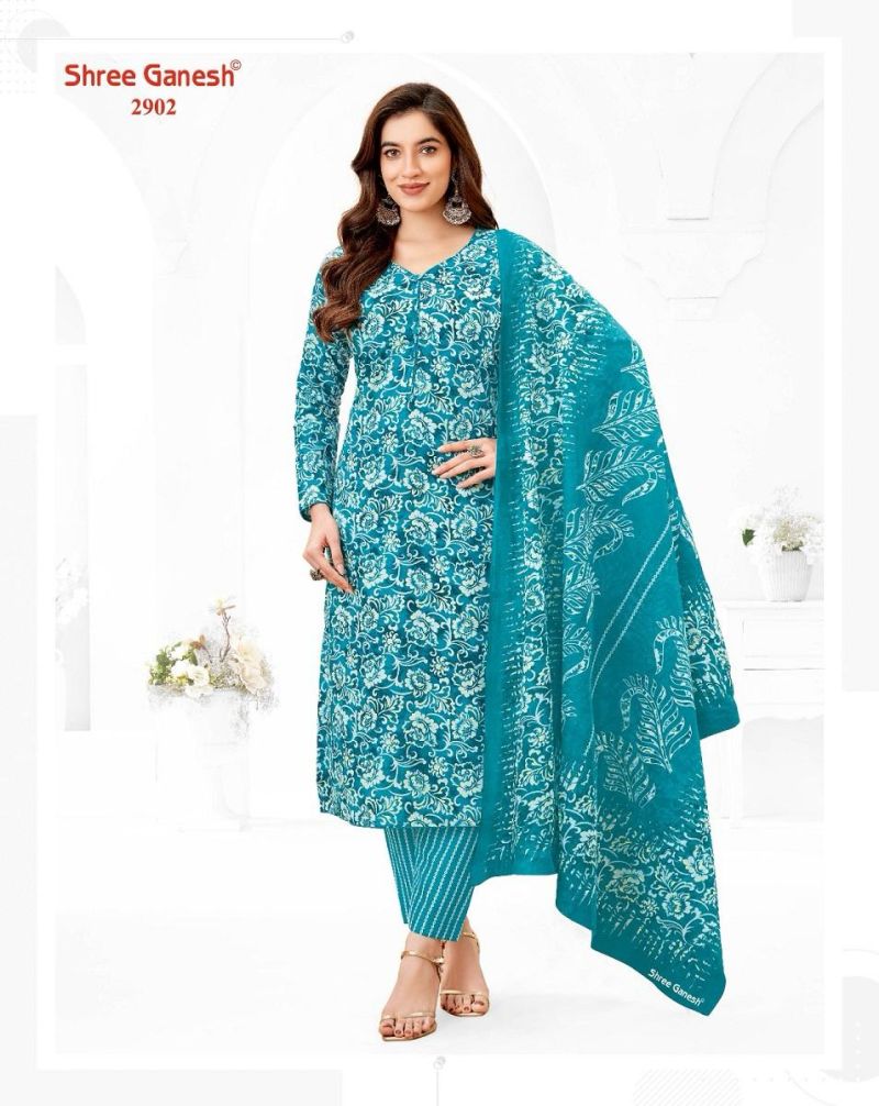 Shree Ganesh Samaiyra Vol 19 Readymade Cotton Printed Kurti Set