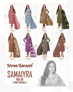 Shree Ganesh Samaiyra Vol 19 Readymade Cotton Printed Kurti Set