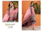 Alzohaib Aarifa Chiffon Dupatta Cotton Work Pakistani Salwar Suits