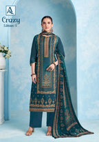 Alok Crazy Edition 3 Viscose Maslin Designer Work Dress Material