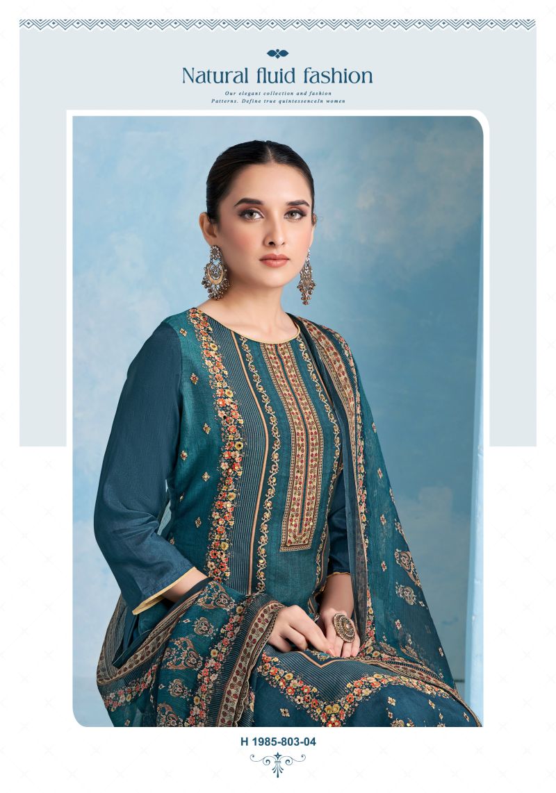 Alok Crazy Edition 3 Viscose Maslin Designer Work Dress Material