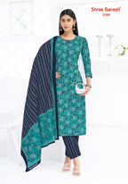 Shree Ganesh Lehriya Vol 1 Cotton Printed Dress Material