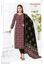 Shree Ganesh Lehriya Vol 1 Cotton Printed Dress Material