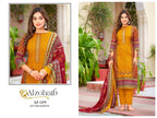 Alzohaib Haseena Chiffon Dupatta Cotton Printed Pakistani Salwar Suits