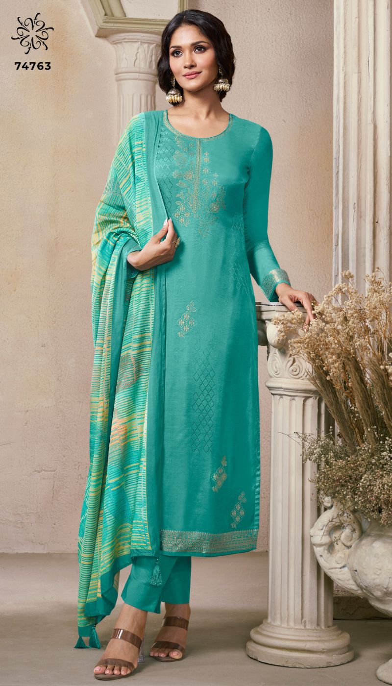 Vinay Kuleesh Navya Vol 4 Viscose Maslin Designer Salwar Kameez