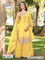 Ramsha R 1272 I To L Crunchy With Work Pakistani Salwar Kameez