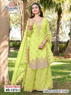Ramsha R 1272 I To L Crunchy With Work Pakistani Salwar Kameez