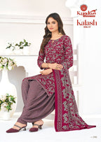 Kundan Kalash Vol 17 Cotton Printed Top With Bottom Dupatta