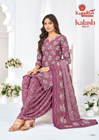Kundan Kalash Vol 17 Cotton Printed Top With Bottom Dupatta