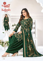Kundan Kalash Vol 17 Cotton Printed Top With Bottom Dupatta