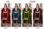Ramsha R 1424 A To D Georgette Embroidery Pakistani Salwar Kameez