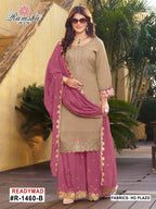 Ramsha R 1460 A To D Ho Embroidery Work Pakistani Salwar Kameez