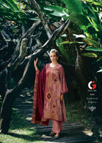 Gull Jee Gul Nasreen Viscose Velvet With Embroidery Salwar Kameez