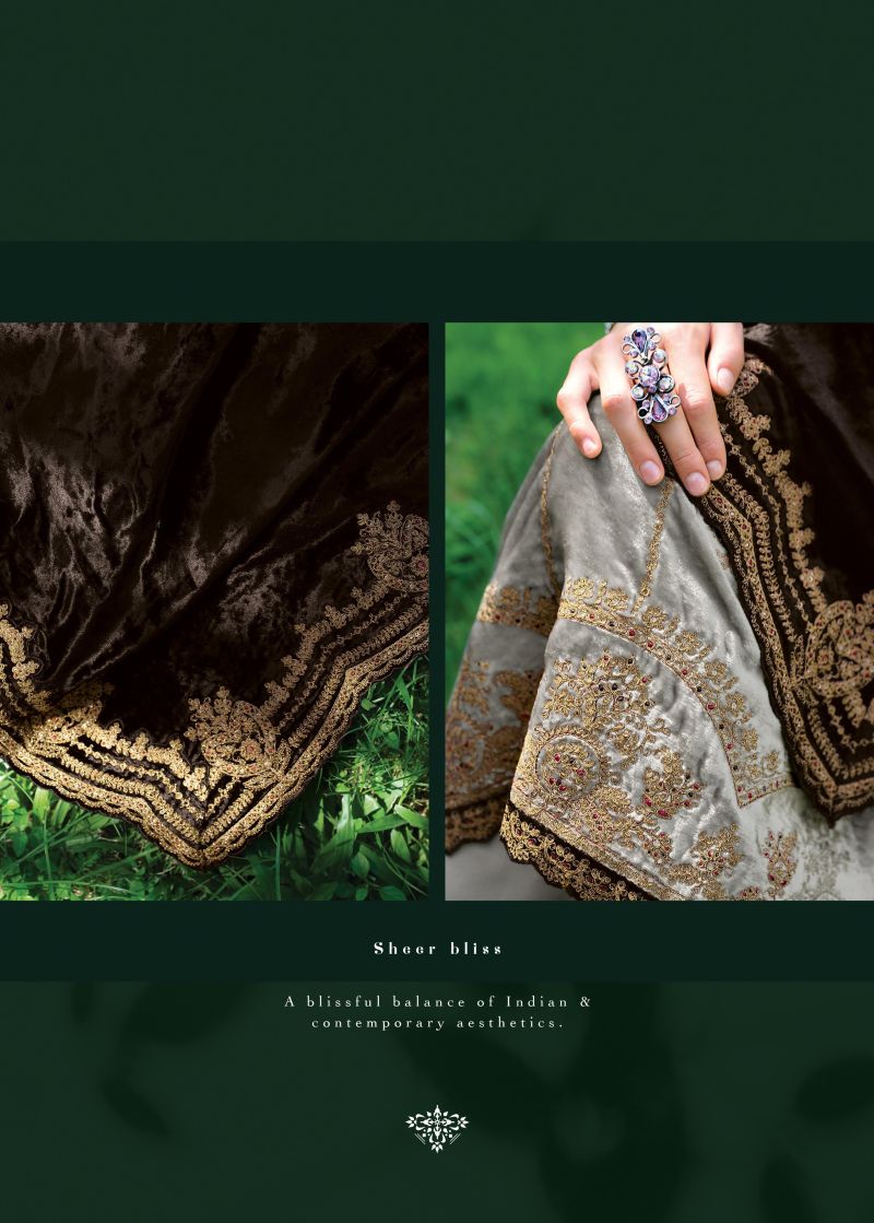 Gull Jee Gul Nasreen Viscose Velvet With Embroidery Salwar Kameez