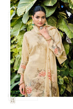 Ossm Gulabo Jacqurd Simmer Silk Embroidery Kurti Pant And Dupatta