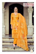 Ossm Gulabo Jacqurd Simmer Silk Embroidery Kurti Pant And Dupatta
