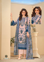 Keval Jazmin Vol 4 Cotton Embroidered Work Dress Material Collection