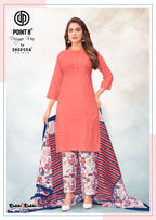 Deeptex Kabhi Kabhi Vol 1 Readymade Cotton Printed Kurti With Bottom Dupatta