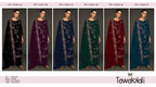 Tf 1321 A To F Velvet Thread And Sequence Work Pakistani Salwar Kameez