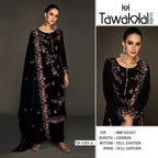 Tf 1321 A To F Velvet Thread And Sequence Work Pakistani Salwar Kameez