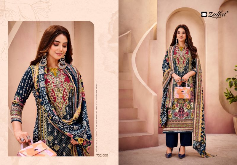 Zulfat Afsana Woollen Pashmina Dress Material Collection