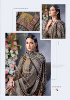 Alok Black Biba Edition 5 Viscose Maslin Designer Dress Material