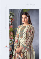 Alok Black Biba Edition 5 Viscose Maslin Designer Dress Material