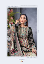 Alok Black Biba Edition 5 Viscose Maslin Designer Dress Material