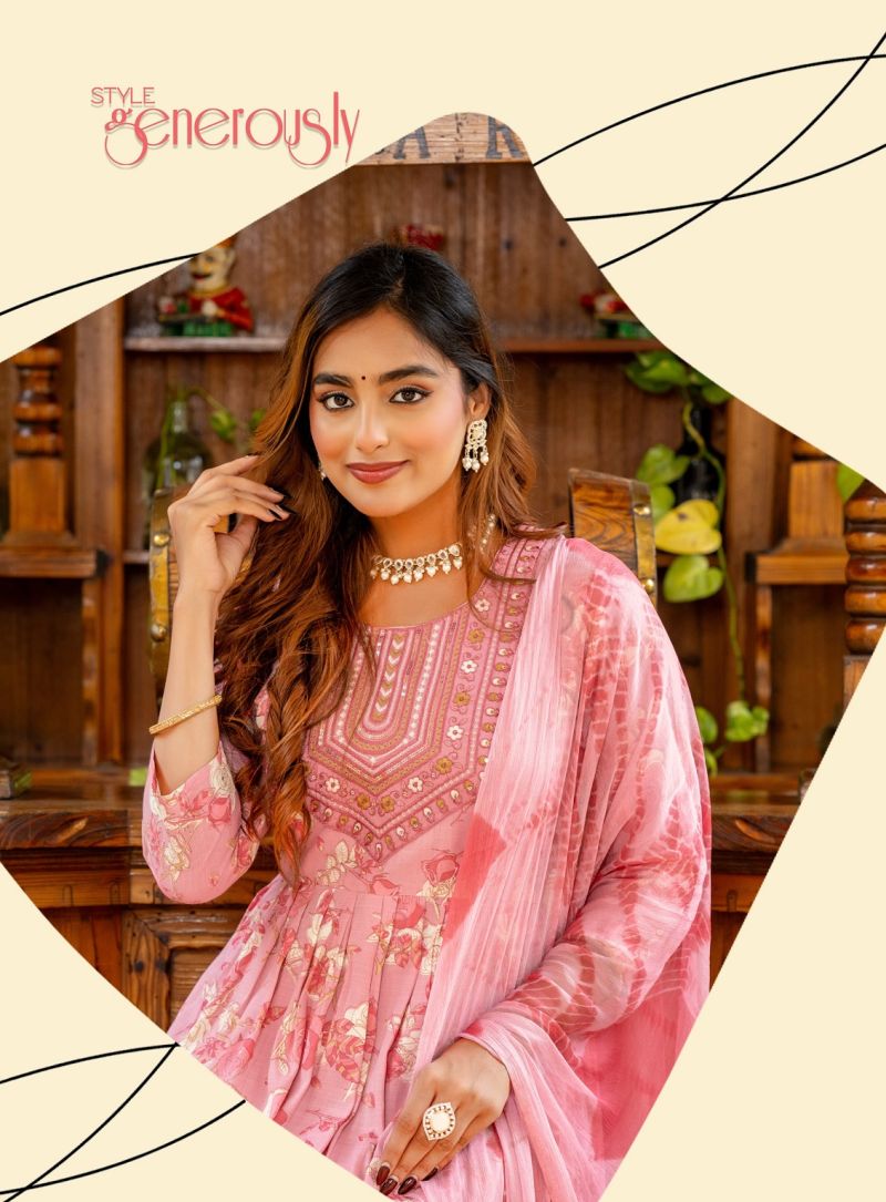 Erraha Trisha Vol 3 Readymade Rayon Capsule Printed Kurti With Bottom Dupatta
