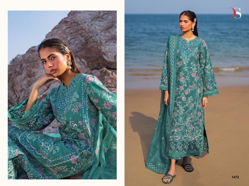 Deepsy Afrozeh Viscose Pashmina Embroidery Pakistani Salwar Kameez