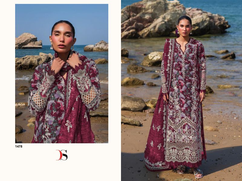 Deepsy Afrozeh Viscose Pashmina Embroidery Pakistani Salwar Kameez