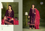 Four Dots Roman Vol 2 Velvet Embroidered Salwar Suit Collection