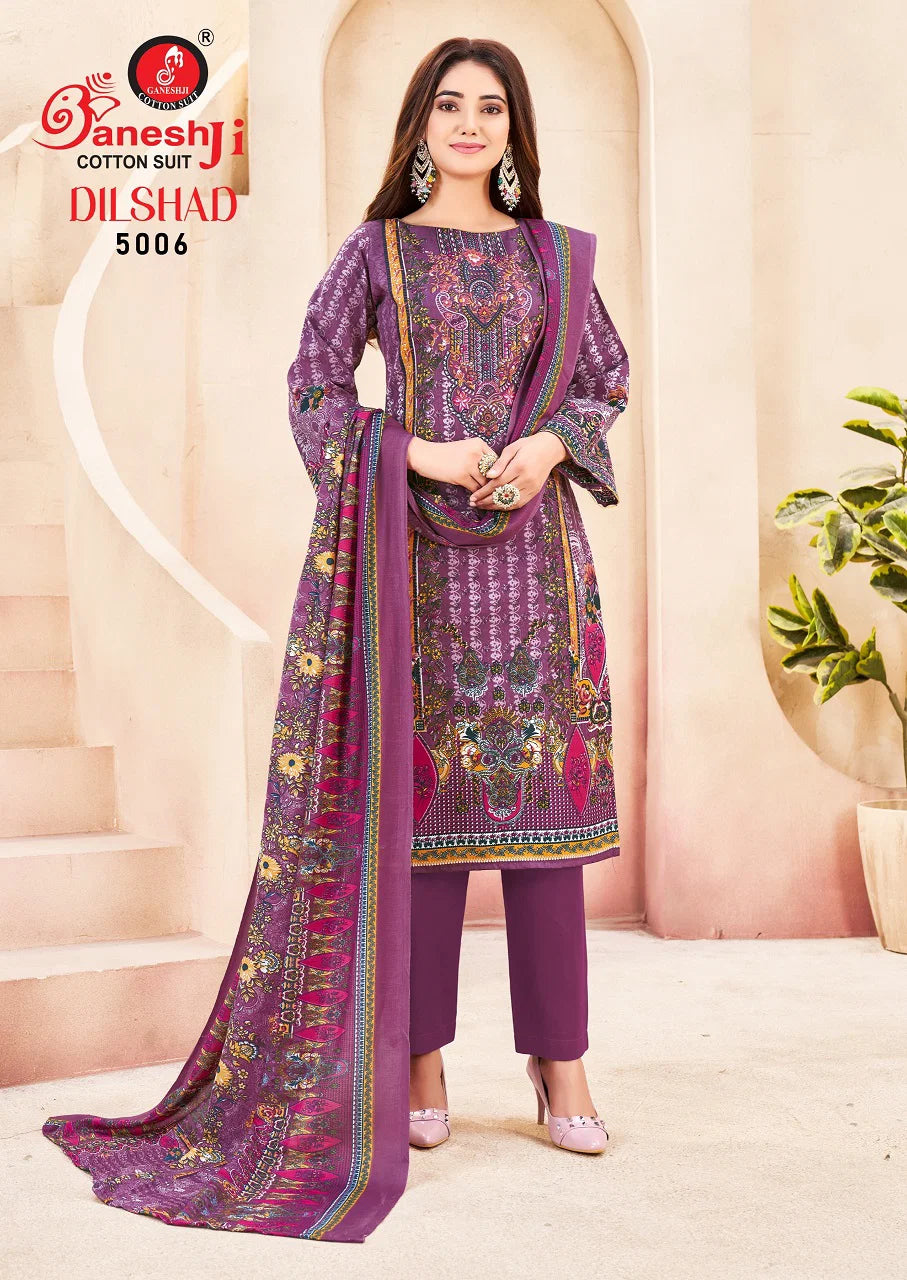 Ganeshji Dilshad Vol 5 Cotton Printed Karachi Dress Material Collection