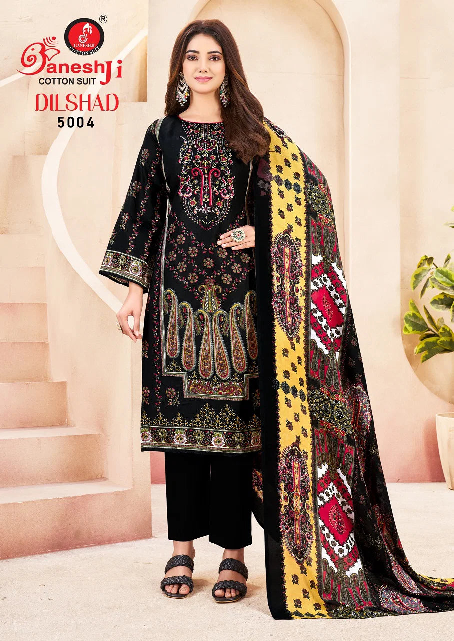 Ganeshji Dilshad Vol 5 Cotton Printed Karachi Dress Material Collection