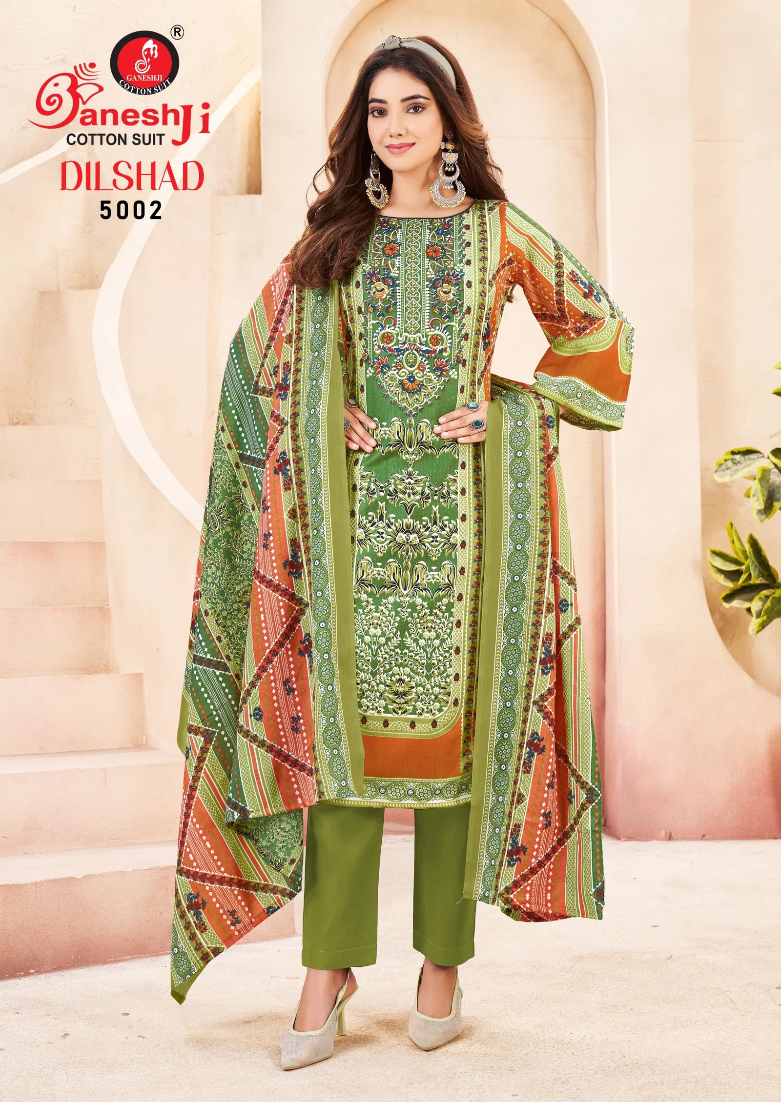 Ganeshji Dilshad Vol 5 Cotton Printed Karachi Dress Material Collection