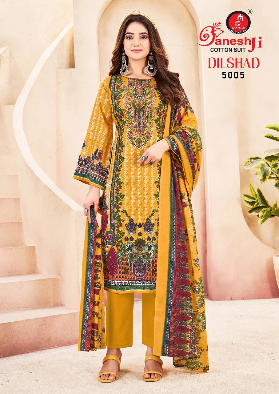 Ganeshji Dilshad Vol 5 Cotton Printed Karachi Dress Material Collection