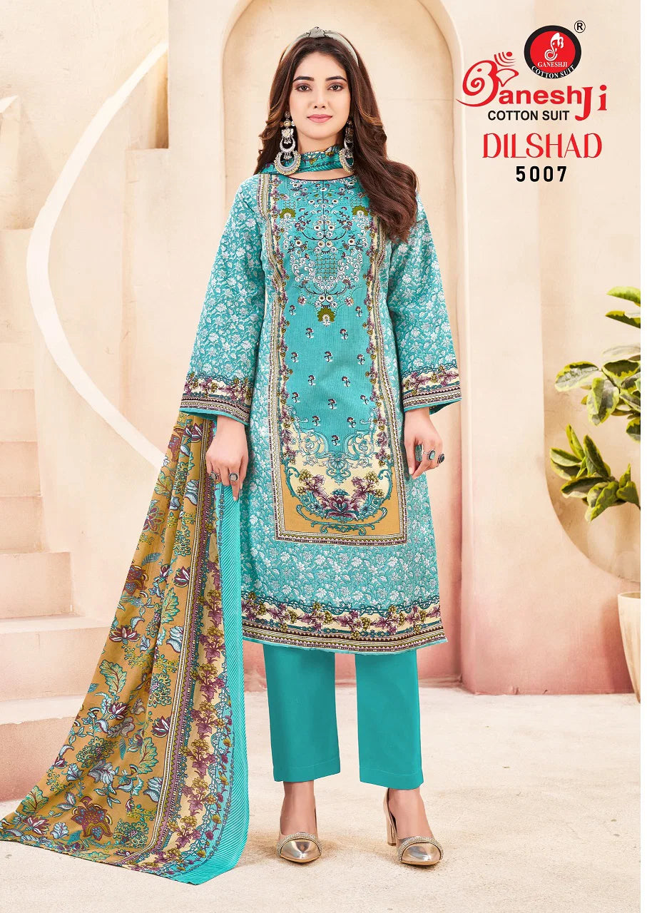 Ganeshji Dilshad Vol 5 Cotton Printed Karachi Dress Material Collection