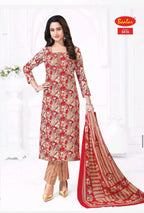 Baalar Zaara Vol 34 Readymade Cotton Printed Kurti With Bottom Dupatta